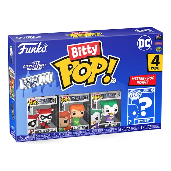 Funko Bitty Pop Dc Harley Quinn 4pk
