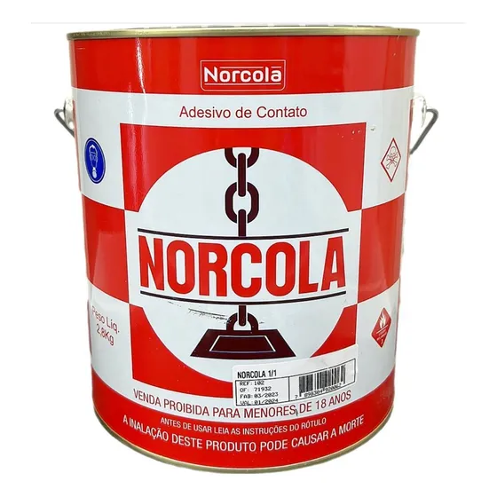 Cola De Contato Norcola Incolor 2,8 Kg