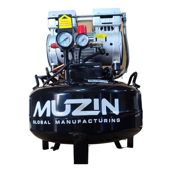 Compresor De Aire 1hp 30l Libre De Aceite Muzin