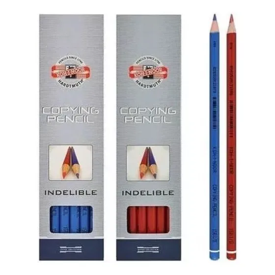 12 Lapiz Copiativo Kohinoor Original Tinta Indeleble Tatuaje