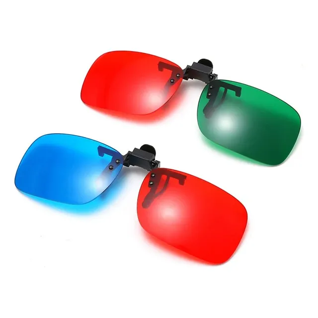 Lentes 3d Clip X 2 Unidades Cyan Magenta