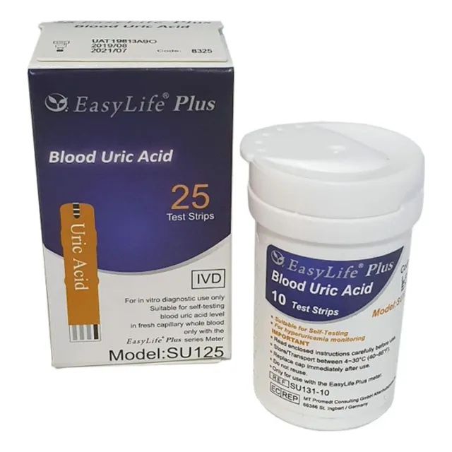 Tiras Reactivas Para Medir A Urico Easy Life Plus - Deltamed