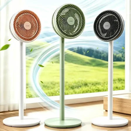 Ventilador De Coluna Turbo 100w Potente Altura Ajustável 25 Cm 50 Hz/60 Hz Branco 127v Cinza Plástico 5