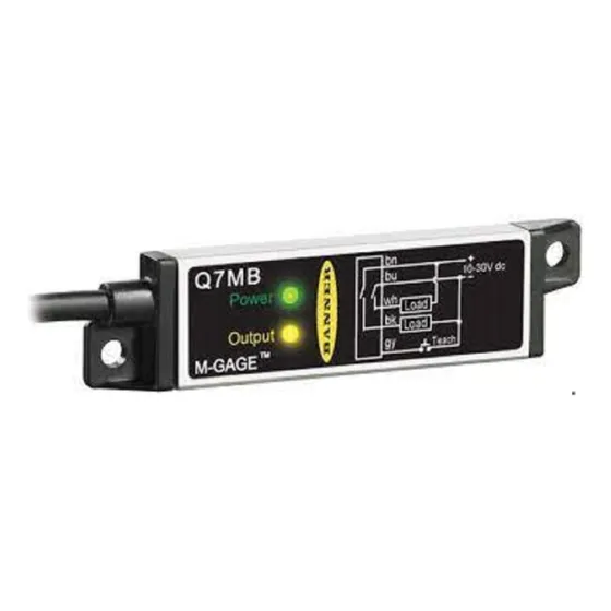 Sensor Magnético Veicular Banner Q7meb W/30'