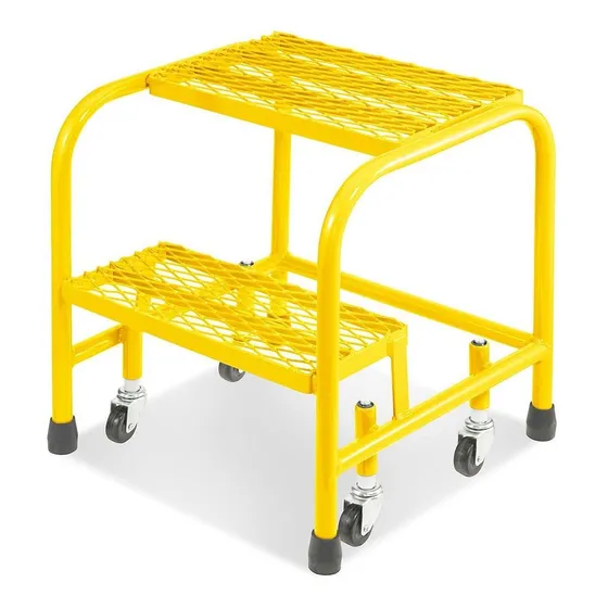 Escalera Utilitaria, 2 Escalones - Amarillo - Uline
