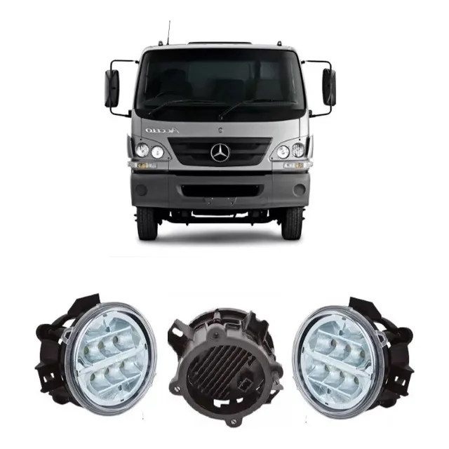 Par Farol Milha Accelo C/ Led 815 915c 1016 1316 2008/22 D/e