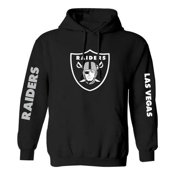 Sudadera  Modelo Las Vegas Raiders Estampado En Vinil