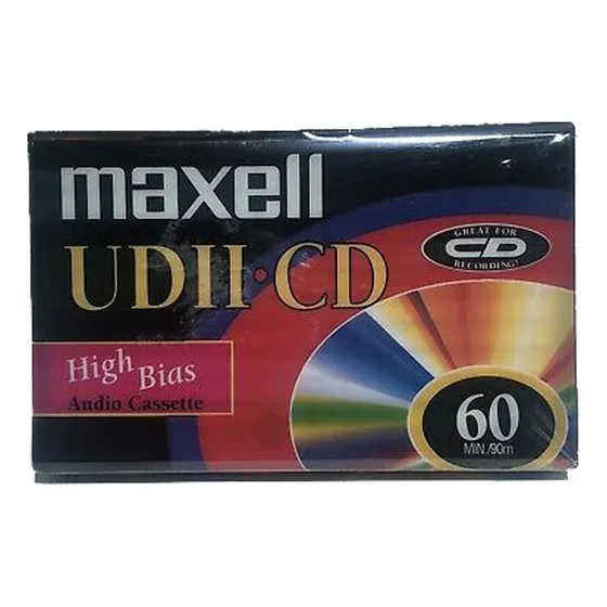 Audio Cassette Maxell Ud Ii 60 Minutos
