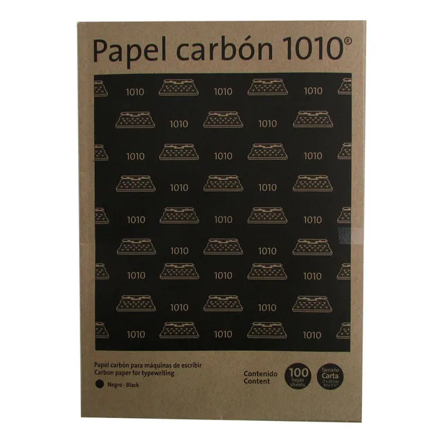 Papel Autocopiante/carbon Carta Mod 1010 - Paq 100 Pzas