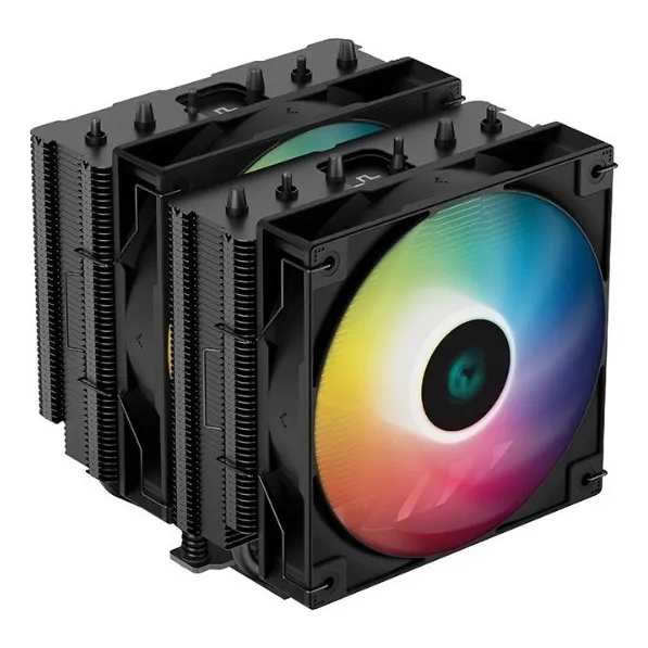 Cooler Gamer Deepcool Ag620 Argb Negro Compatible Intel Amd LED Fucsia