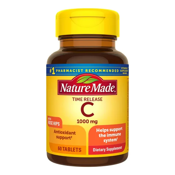 Suplemento De Vitamina C Nature Made 1000 Mg Con Rosa Mosque