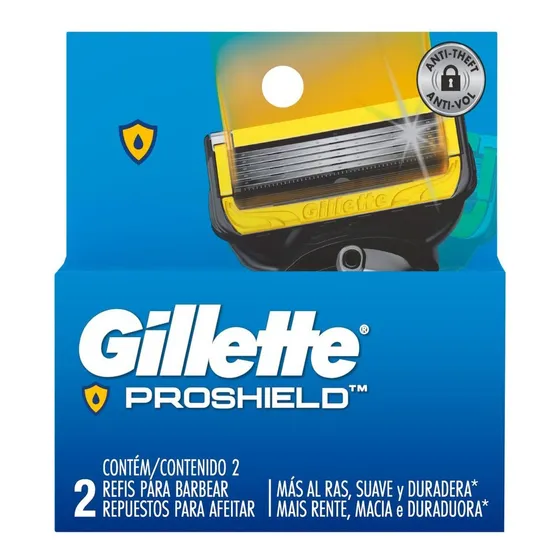 Cartuchos para Máquina de Afeitar Gillette Fusion Proshield 2 Cartuchos