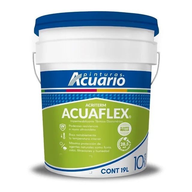 Impermeabilizante Acuaflex Acuario 10 Años 19 Lt Terracota