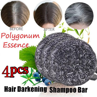 Shampoo Escurecedor De 4 Peças, Shampoo, Sabão Em Barra Shampoo Escurecedor De 4 Peças, Shampoo, Sabão Em Barra