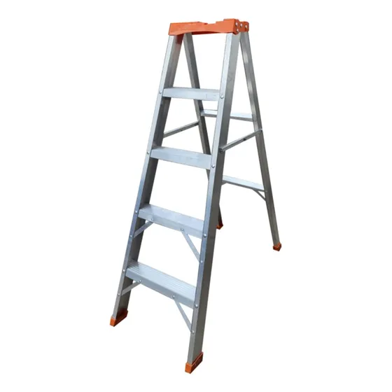  Escalera Tijera 4 Peldaños 5 Pasos Tapa Plástica 150cm 