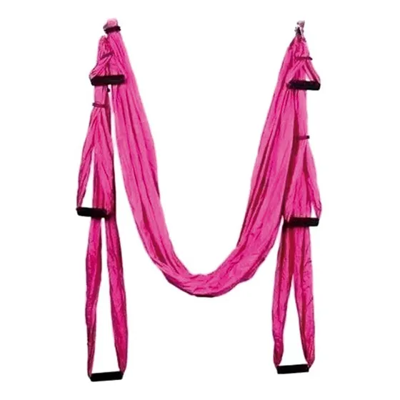 Columpio Trapecio Aeroyoga Pilates Extensible Purpura Mat
