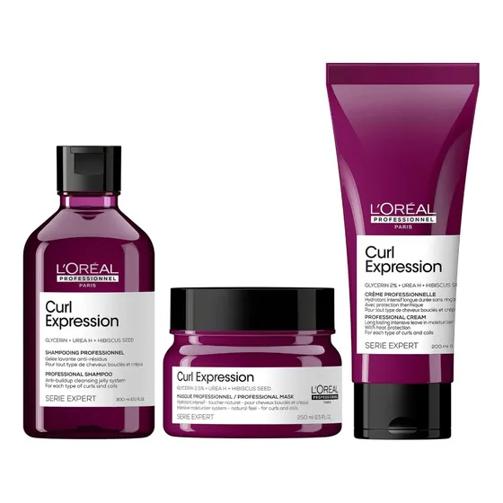 Shampoo En Gel+ Mascarilla+ Crema Loreal Curl Expression