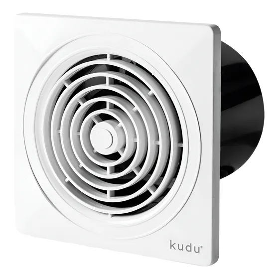Extractor De Aire Baño Cocina Blanco 100mm Kudu