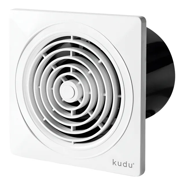 Extractor De Aire Baño Cocina Blanco 100mm Kudu