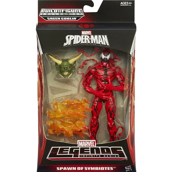Carnage Spider-man Marvel Legends Green Goblin Baf Muñeco