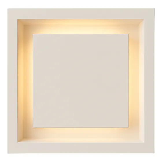 Plafon De Embutir Luz Indireta 40x40 Para 4 Lâmpadas E27 Estrutura Branco 127/220v