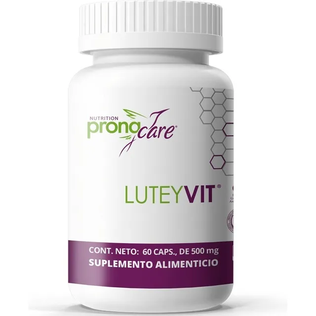 Vitaminas Para La Vista Luteina Y Zeaxantina 60 Caps 500 Mg. Sabor Sin Sabor
