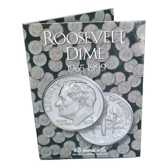 Album Coleccionador Harris Monedas 10 Cents Usa 1965-1999