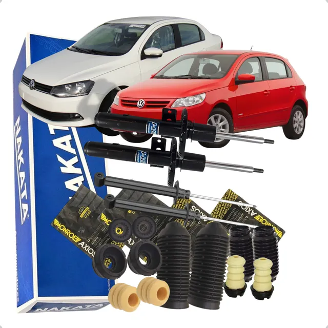 4 Amortecedor Original Nakata Gol Voyage G5 G6 G7 + Kit Comp