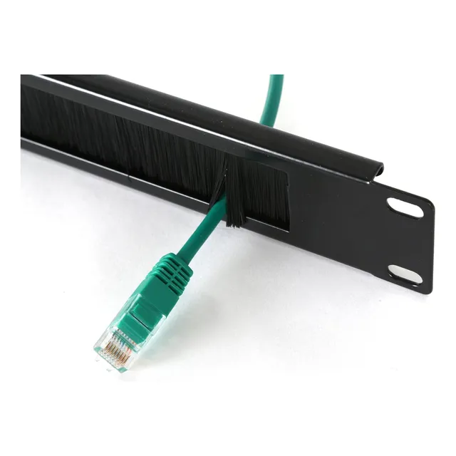 R1268/1uk-pbs 1u Panel De Rack Con Apertura Cepillada Para C