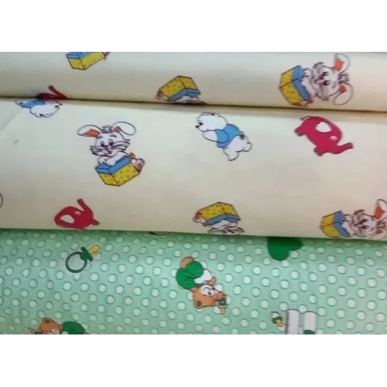 Tela Moleton 100 % Algodón 1,4 Mt De Ancho Liso Y Estampado
