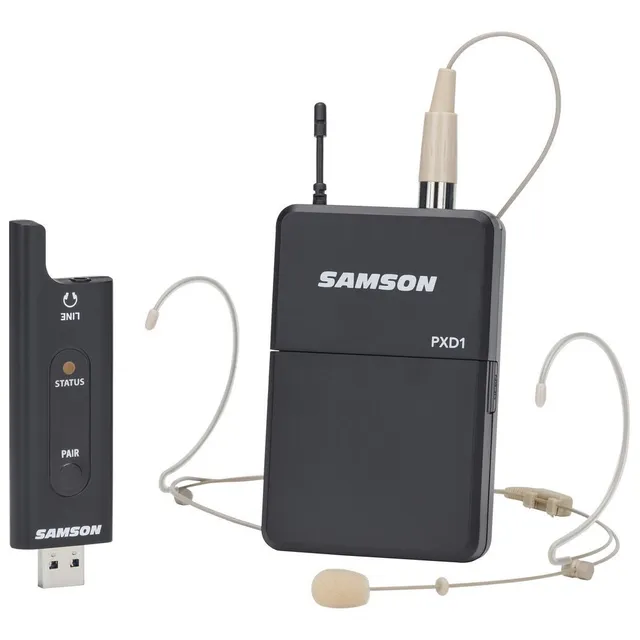 Micrófono Inalámbrico Samson Xpd2bde5 Headset Usb Negro