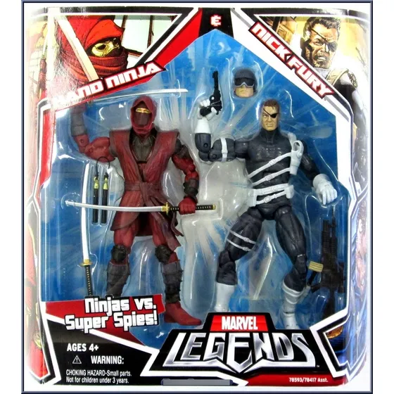 Marvel Legends Twin Packs Series 2 Hand Ninja - Nick Fury
