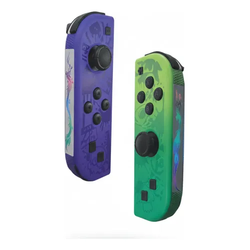 Controle Sem Fio Nintendo Switch Joy-Con LED RGB Vermelho/Azul