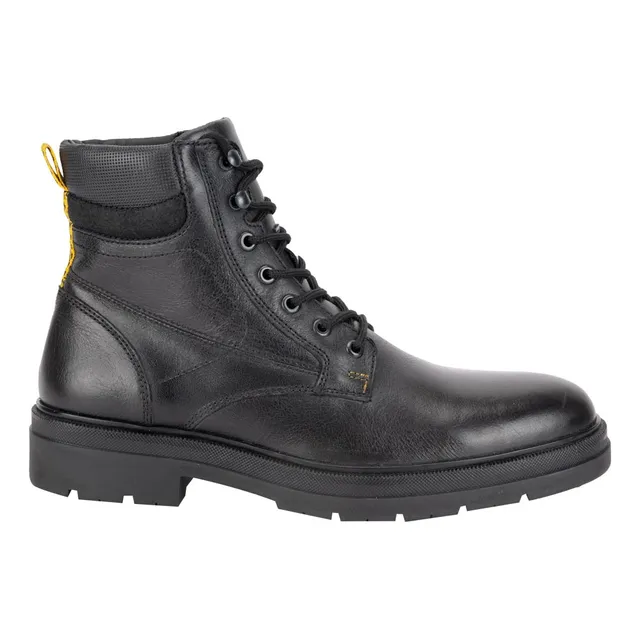 Bota Heavy Casual Piel Goodyear 7061 Negro Para Caballero