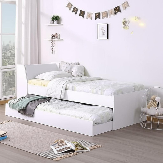 Cama Solteiro Bicama Ditália Bb-28 Branco Cama Solteiro Bicama Ditália Bb-28 Branco