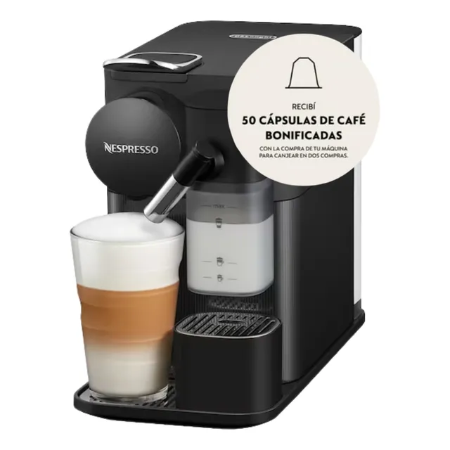 Cafetera Nespresso Lattisima One Negra