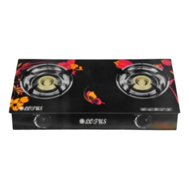 Cocina Gas Vidrio Lotus 2h Lt-g02a