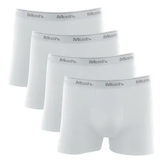 Kit Cueca Boxer Mash 4 Peças Masculina Algodão Elåstico Kit Cueca Boxer Mash 4 Peças Masculina Algodão Elåstico