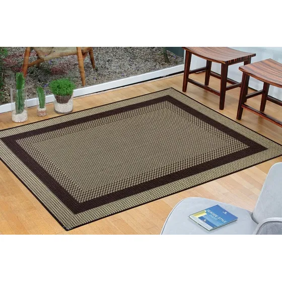 Tapete Sisal Lancer 1,00 X 1,50 - S-590 Tabaco Cor Marrom