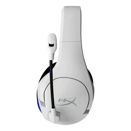 Headset over-ear gamer sem fio HyperX Cloud Stinger Core HHSS1C-KB branco com luz sem luz