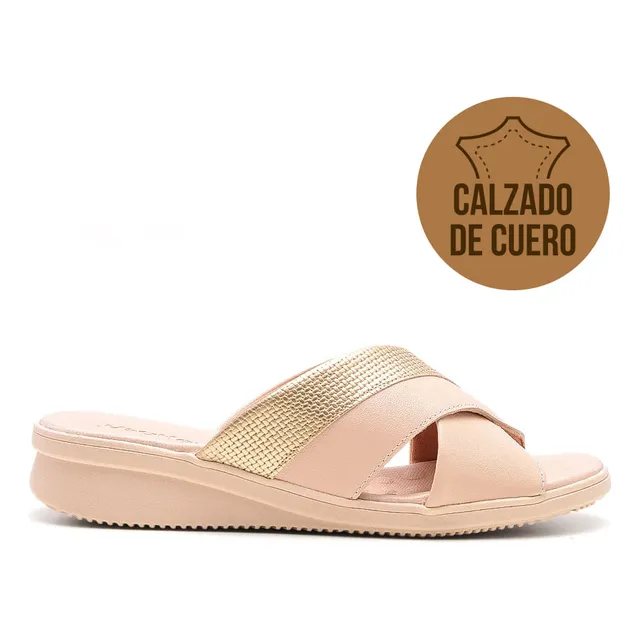 Sandalia Casual De Cuero Usaflex Minna