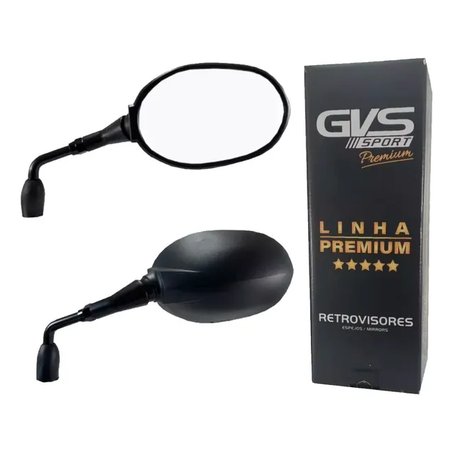 Retrovisor Triumph Tiger 800 Gvs Lente Convexa Prata Honda