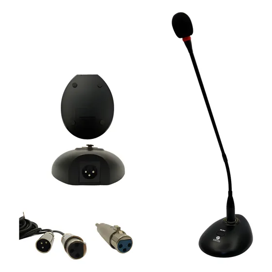 Microfone Gooseneck De Mesa Csgn 01 Condensador Cardioide