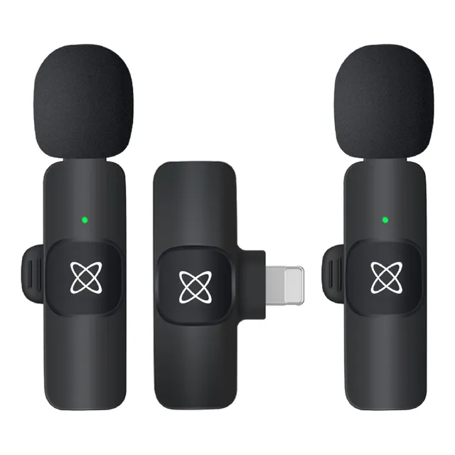Microfono Inalambrico 2 Mic Compatible iPhone iPad iPod