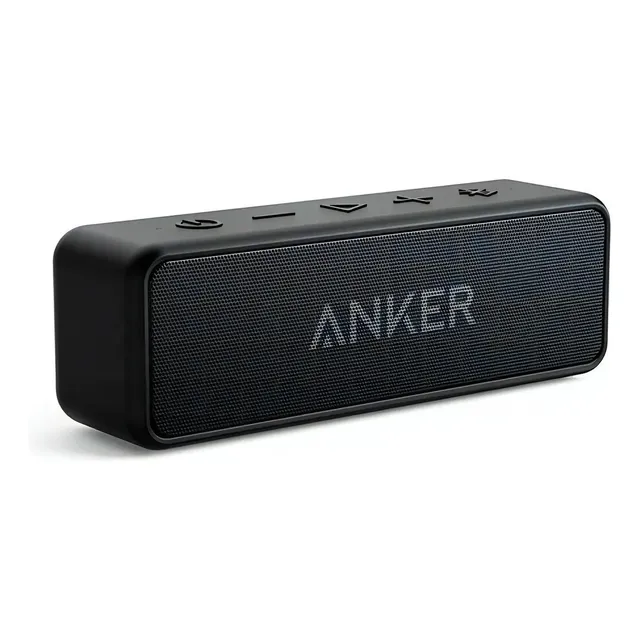 Caixa De Som Portátil Anker Soundcore 2 Bluetooth 5 Ipx7 À Prova D'água 12w Dsp Digital Bassup Graves Potentes 24h... 127/220v