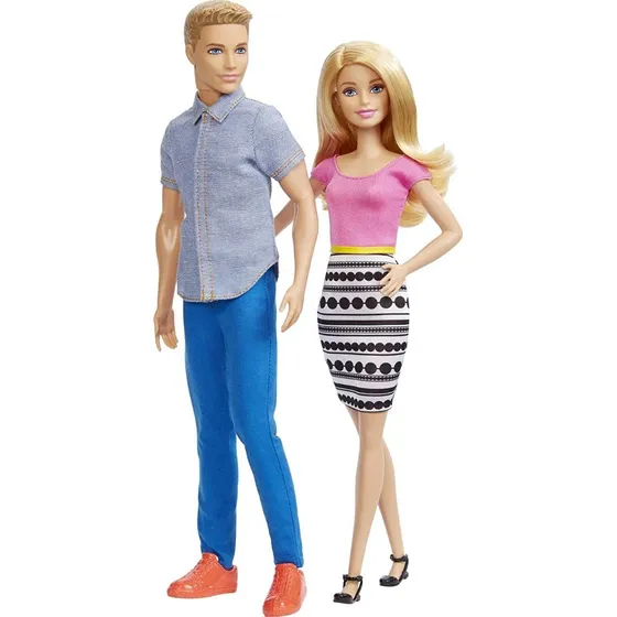 Barbie Y Ken Set Cafe Muñecos Originales De Mattel
