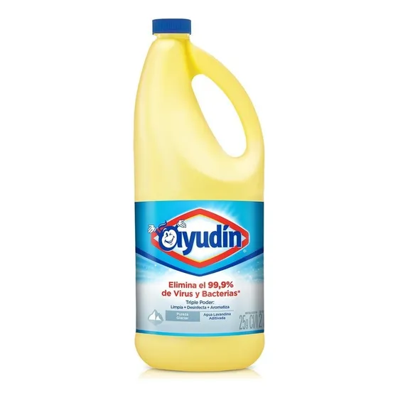 Lavandina Ayudin Triple Accion Aroma Pureza Glaciar 2 Litros