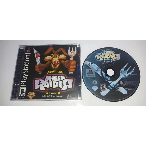 Looney Tunes: Sheep Raider Playstation Midia Preta