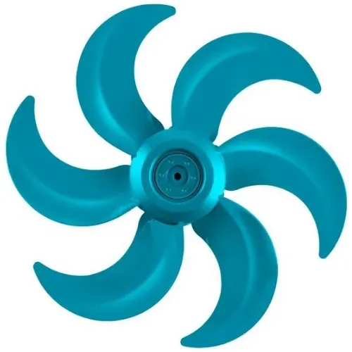 Hélice Azul Original Vent. De Mesa Mondial Super Power Preto