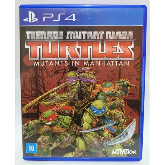 Tartarugas Ninjas Mutantes Em Manhattan, Jogo Original Ps4